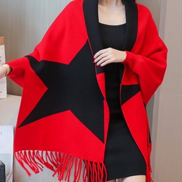 DOUBLE SIDED WRAP RED/BLACK - Picture 3 of 12